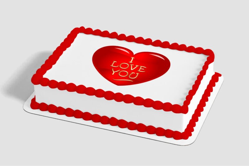 I Love You Valentine Edible Image® by PhotoCake®