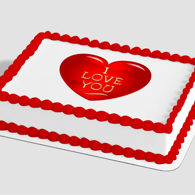 I Love You Valentine Edible Image® by PhotoCake®