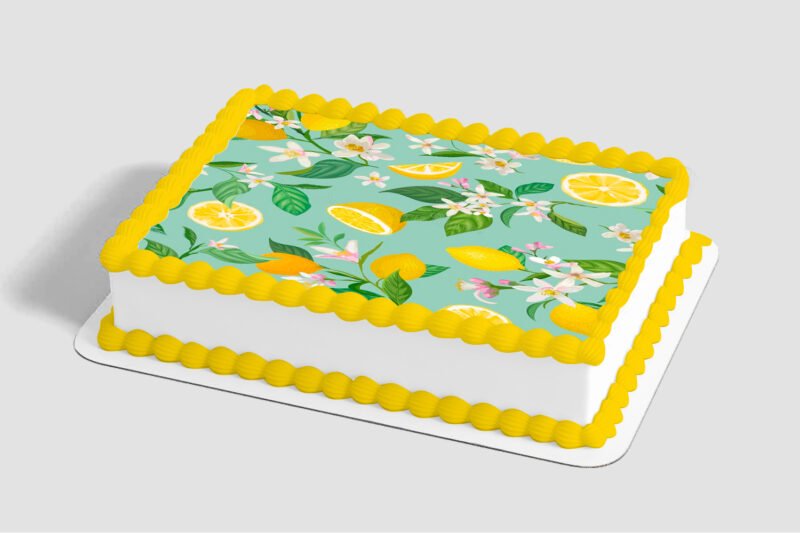 Lemon Pattern Sheet Edible Image® by PhotoCake®