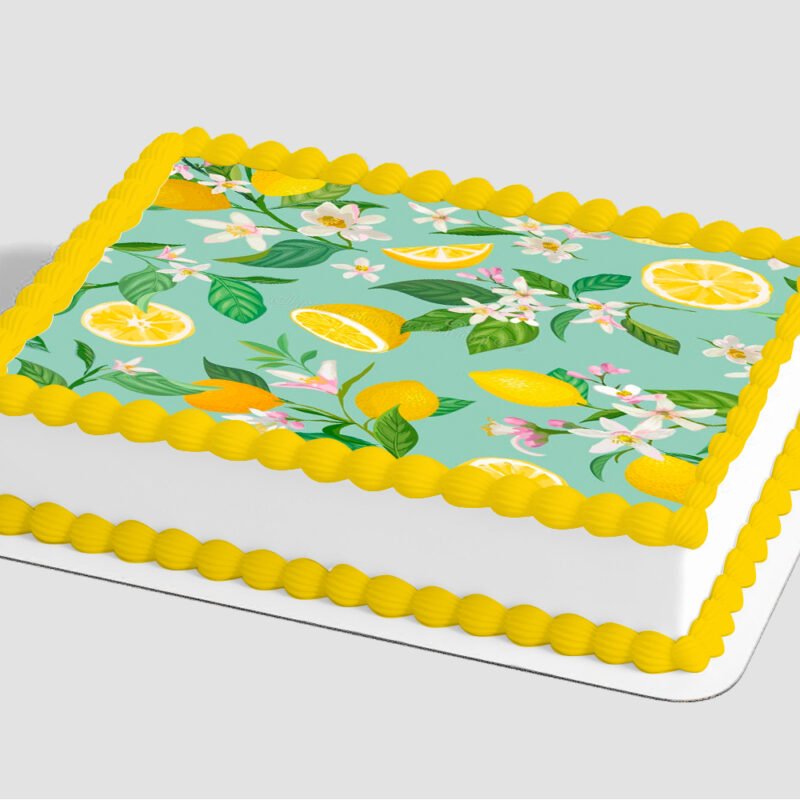 Lemon Pattern Sheet Edible Image® by PhotoCake®