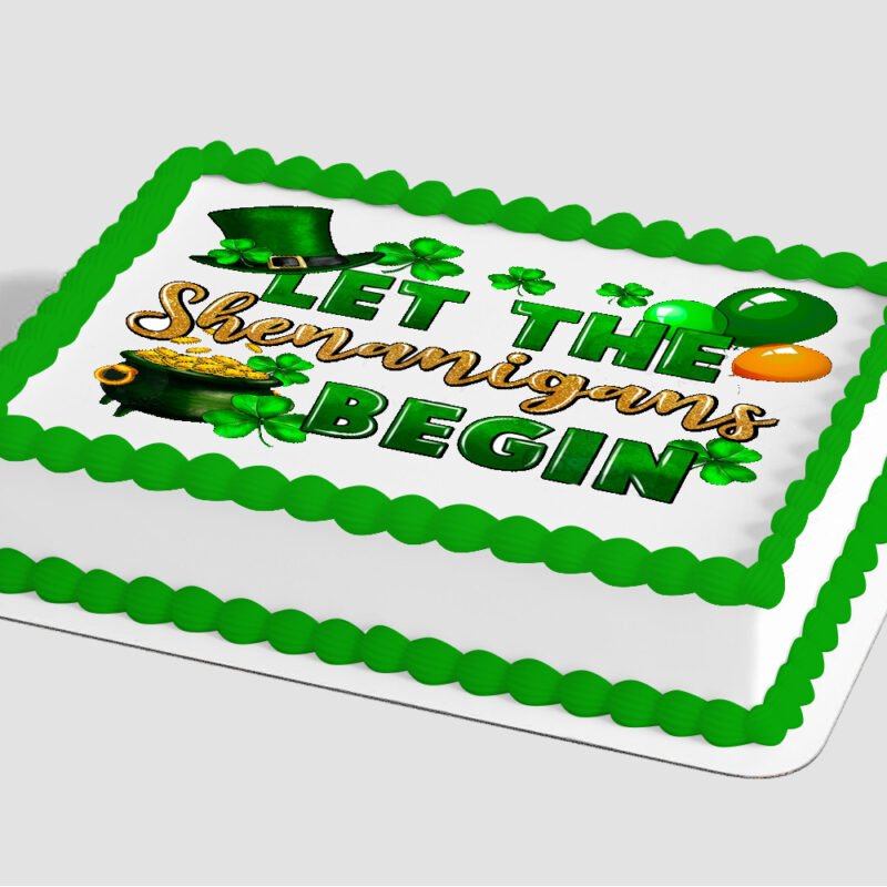 Let The Shenanigans Begin Edible Image® by PhotoCake®