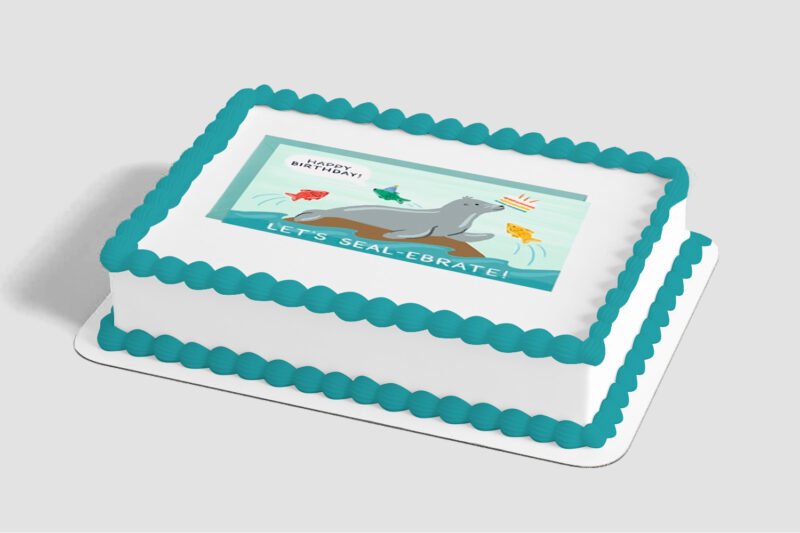 Let's Seal-ebrate! Edible Image® by PhotoCake®