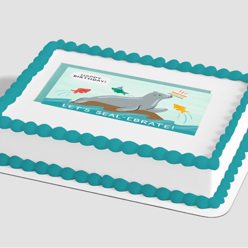 Let's Seal-ebrate! Edible Image® by PhotoCake®