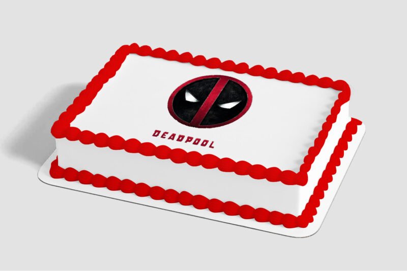 Marvel’s Deadpool Icon Edible Image® by PhotoCake® – Kern Bakery INC