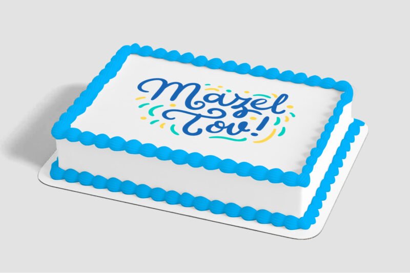Mazel Tov Edible Image® by PhotoCake®