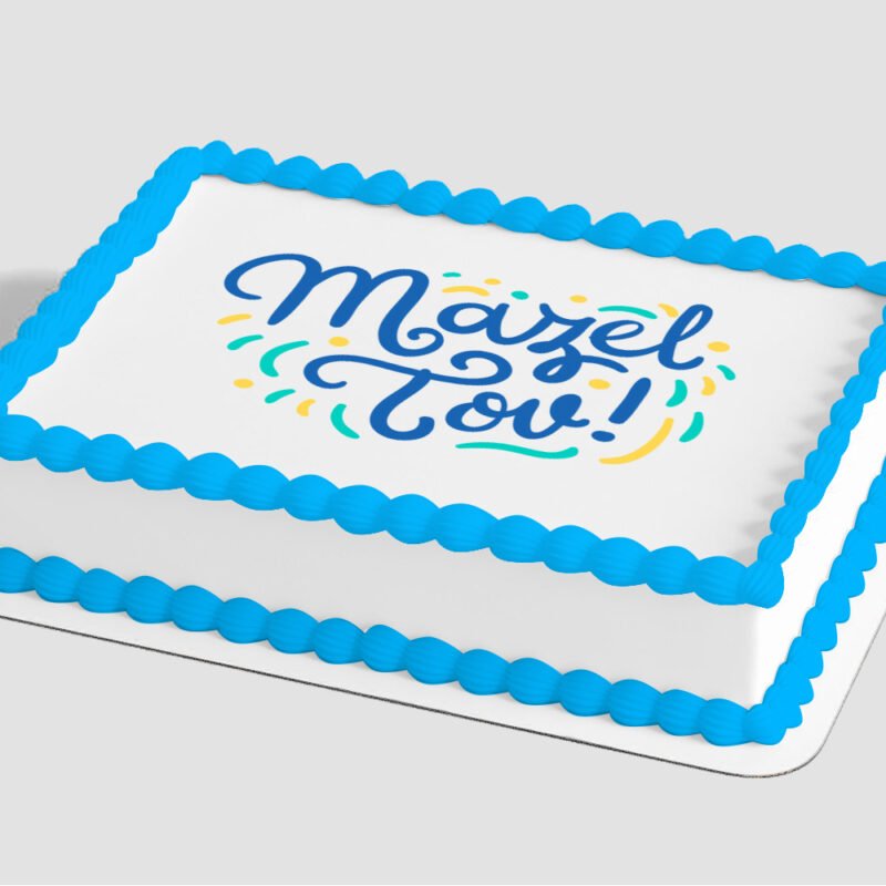 Mazel Tov Edible Image® by PhotoCake®