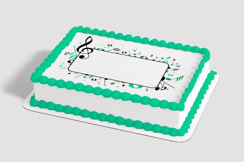 Music Edible Image® by PhotoCake® Frame