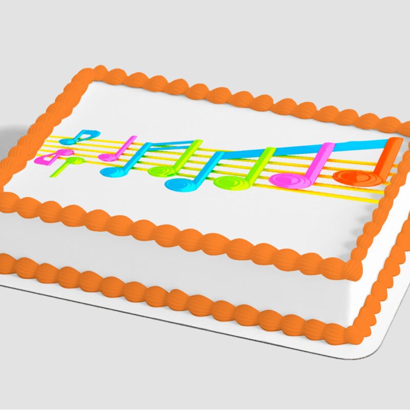 Music Notes Variety Edible Image® by PhotoCake®