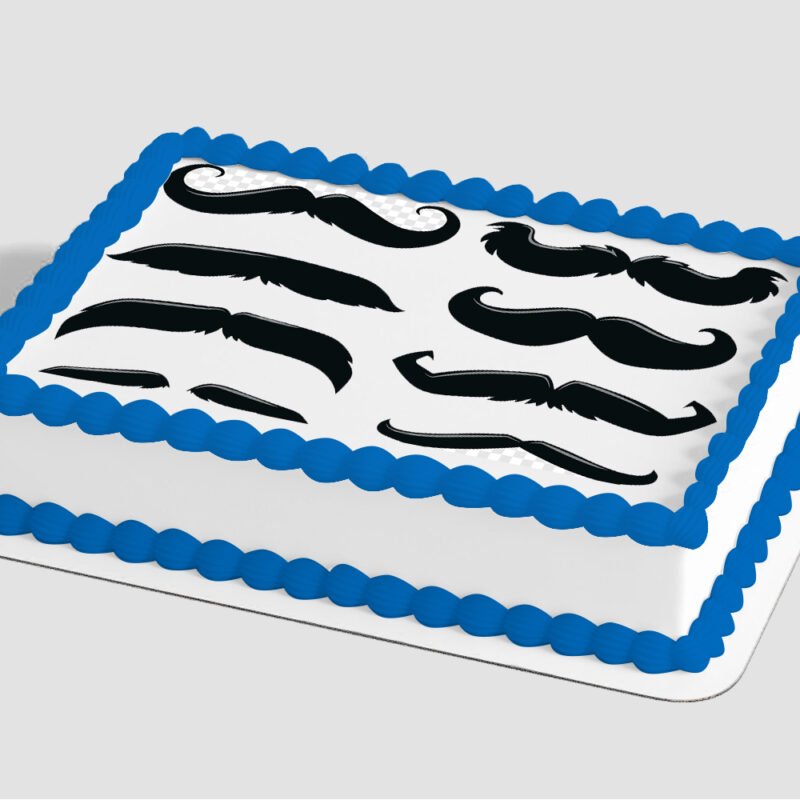 Mustache Edible Image® by PhotoCake®