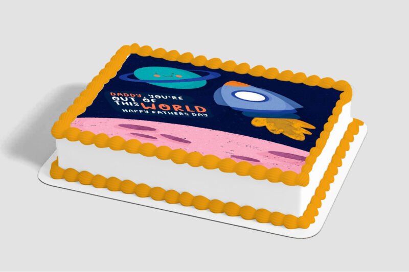 Outta This World Dad Edible Image® by PhotoCake®