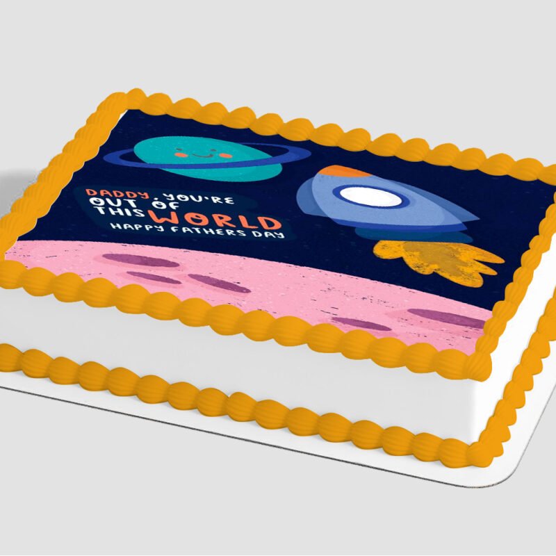 Outta This World Dad Edible Image® by PhotoCake®