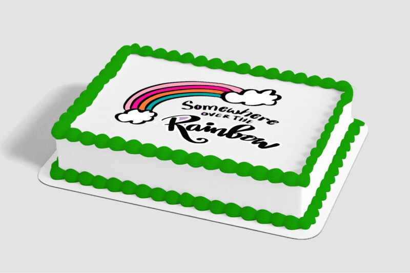 Over The Rainbow For You Edible Image® by PhotoCake®