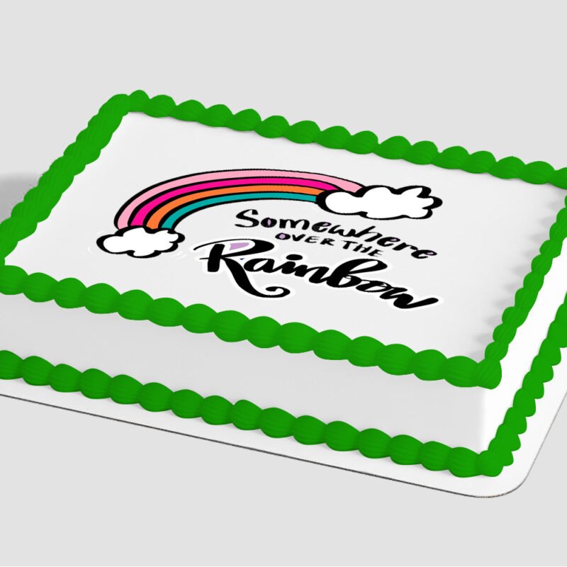 Over The Rainbow For You Edible Image® by PhotoCake®