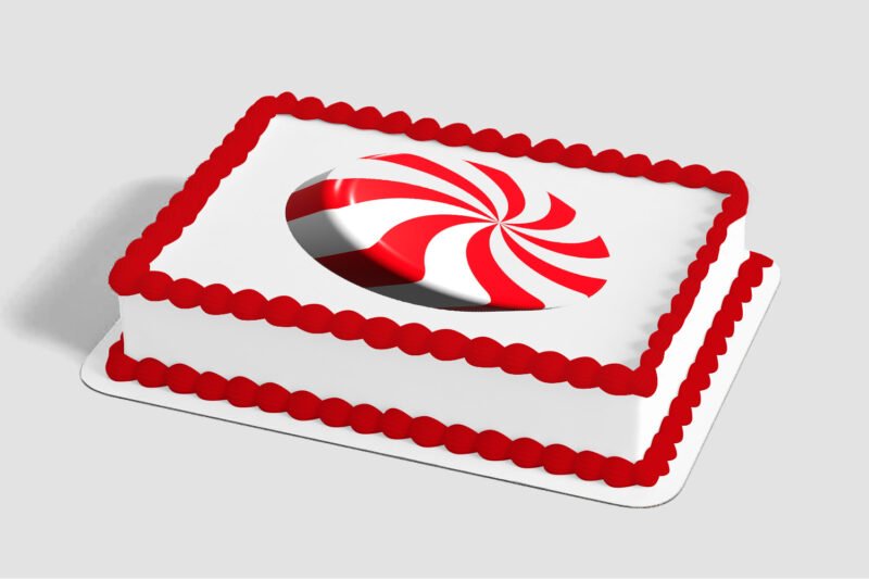 Peppermint Candy Edible Image® by PhotoCake®