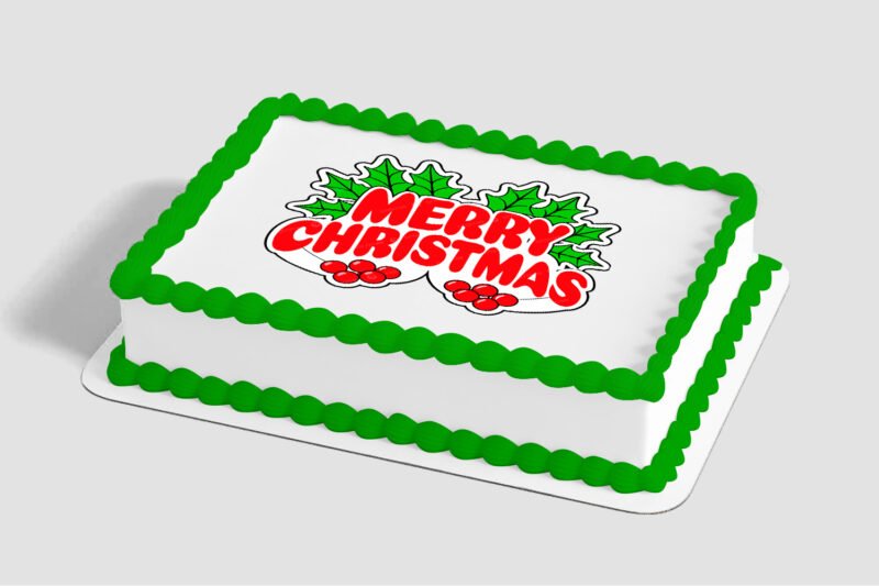 Playful Feliz Navidad Edible Image® by PhotoCake®