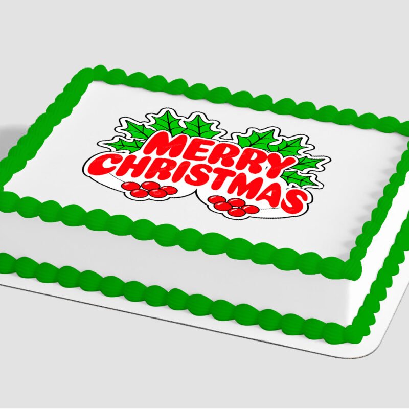 Playful Feliz Navidad Edible Image® by PhotoCake®
