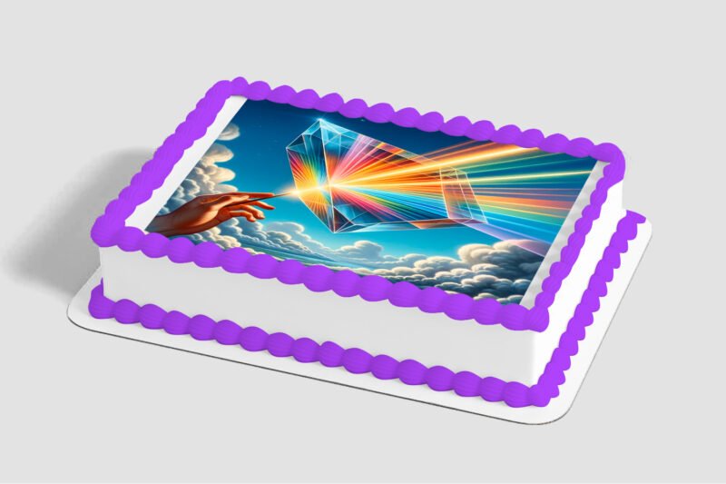 Prismatic Sky Edible Image® by PhotoCake®