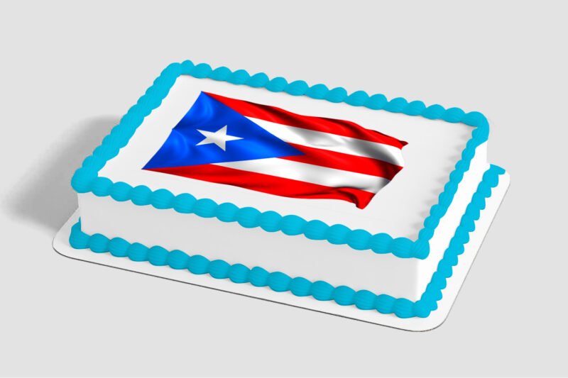 Puerto Rican Flag Edible Image® by PhotoCake®