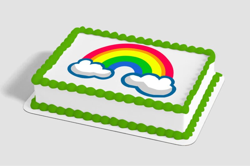 Rainbow Edible Image® by PhotoCake®