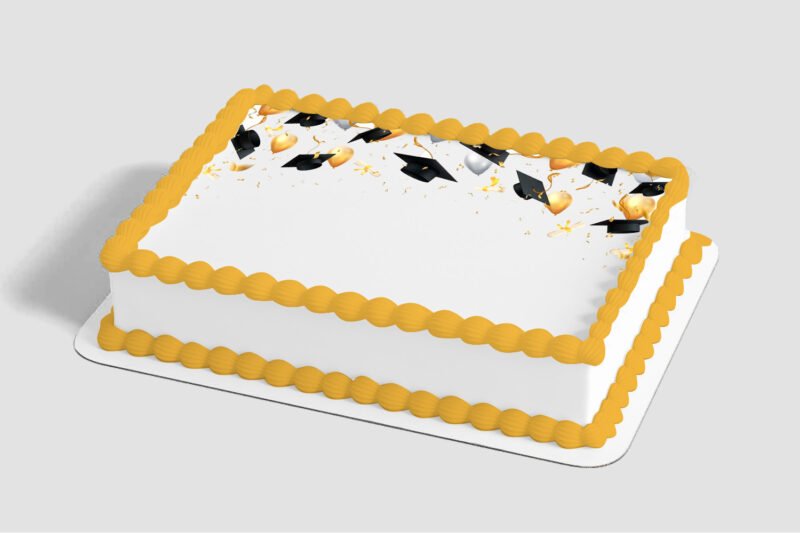 Raining Confetti Edible Image® by PhotoCake® Frame