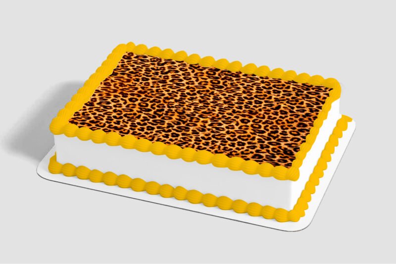 Safari Print Leopard Edible Image® by PhotoCake®