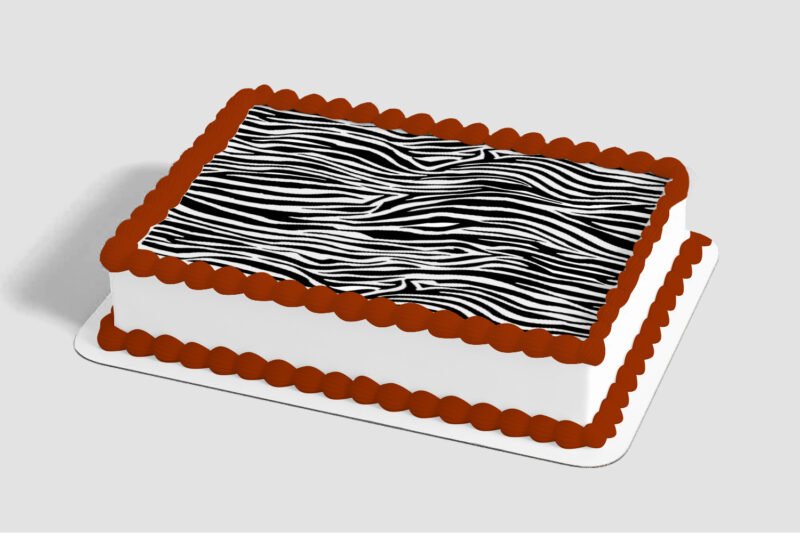 Safari Print Zebra Edible Image® by PhotoCake®
