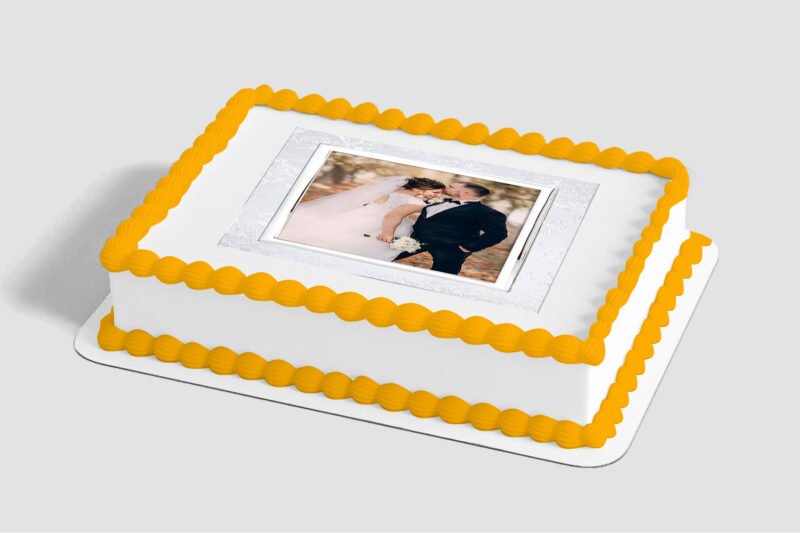 Silver Frame Edible Image® by PhotoCake® Frame