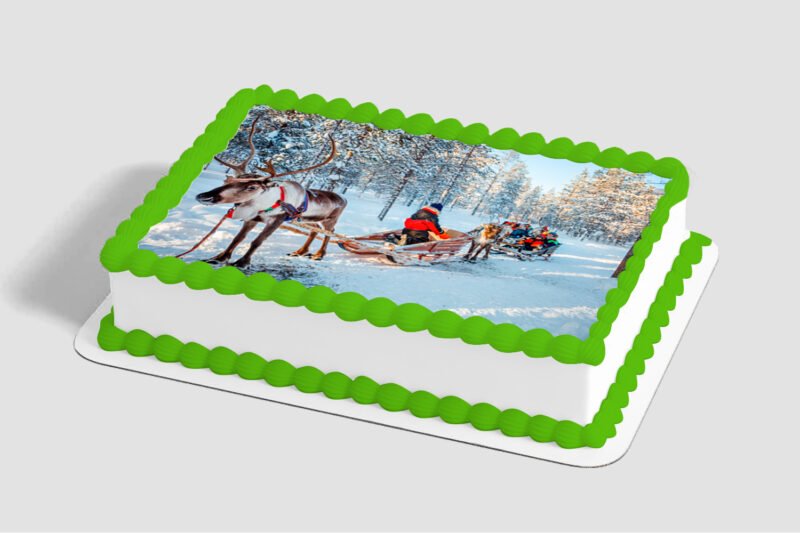 Sleigh Bells Ringing Edible Image® by PhotoCake®