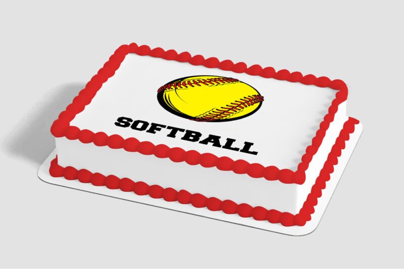 Softball Edible Image® by PhotoCake®