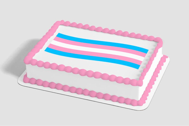 Transgender Pride Flag Edible Image® by PhotoCake®
