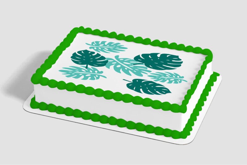 Tropical Leaves Edible Image® by PhotoCake®