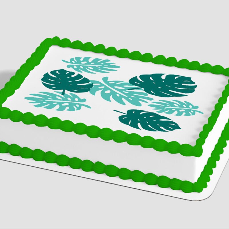 Tropical Leaves Edible Image® by PhotoCake®