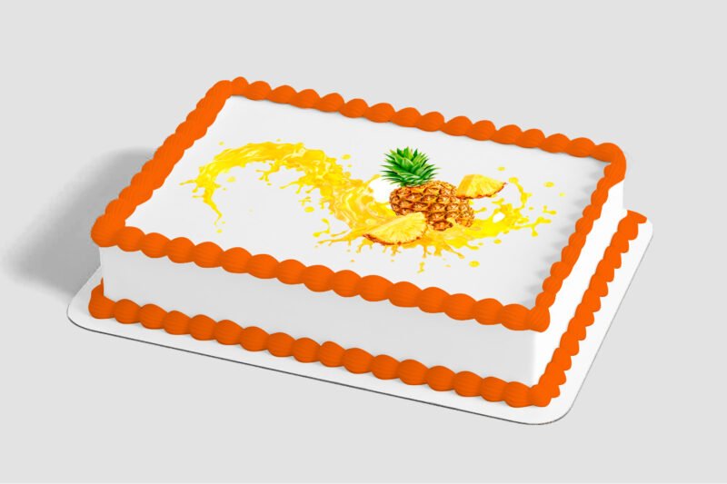 Tropical Pineapples Edible Image® by PhotoCake®