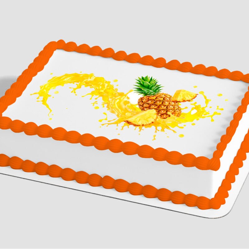 Tropical Pineapples Edible Image® by PhotoCake®