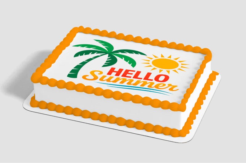 Tropical Vibes Edible Image® by PhotoCake®
