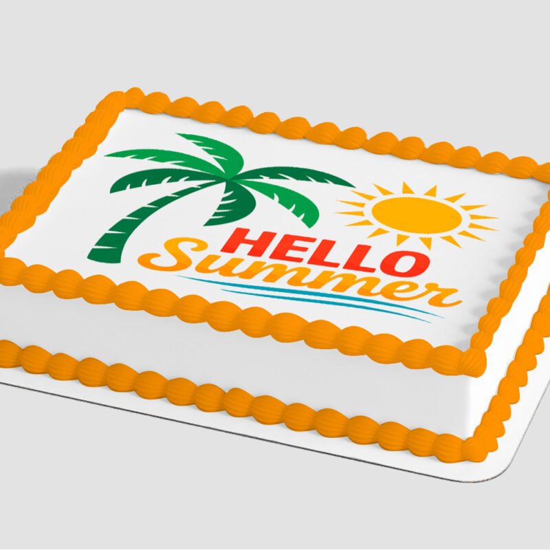 Tropical Vibes Edible Image® by PhotoCake®