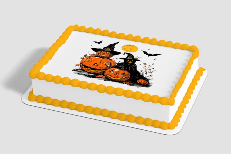 Vintage Fright Sheet Edible Image® by PhotoCake®