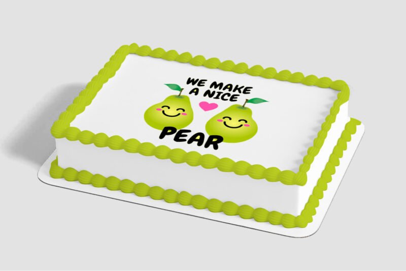 We Make A Good Pear Edible Image® by PhotoCake®