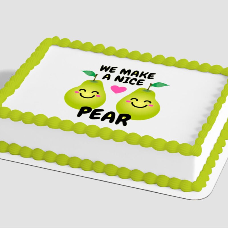 We Make A Good Pear Edible Image® by PhotoCake®