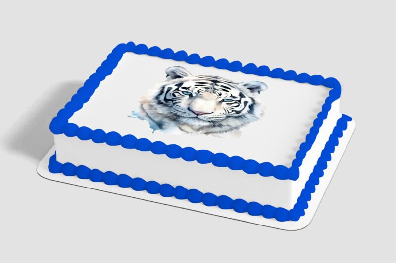 White Tiger Edible Image® by PhotoCake®