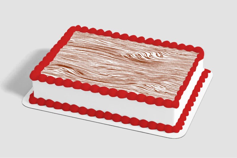 Wood Grain Edible Image® by PhotoCake®
