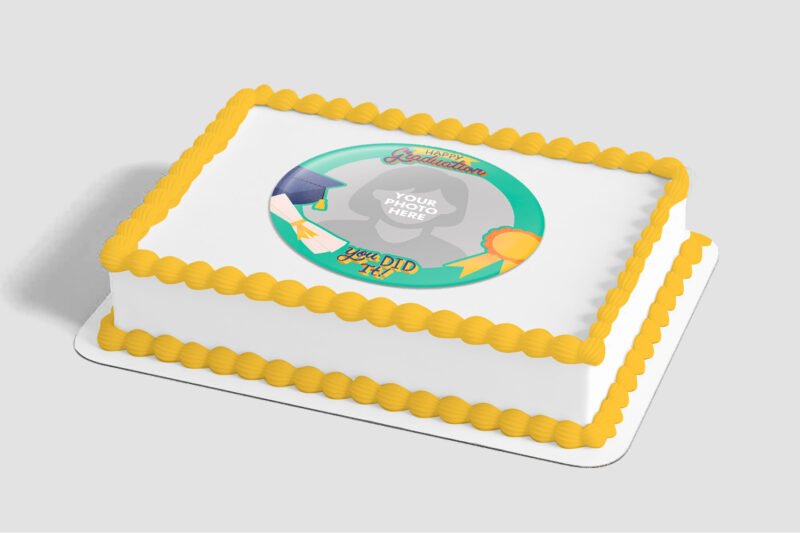 You Did It! Edible Image® by PhotoCake® Frame