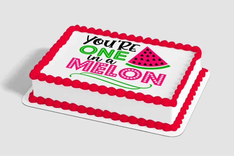 You're One In A Melon Edible Image® by PhotoCake®