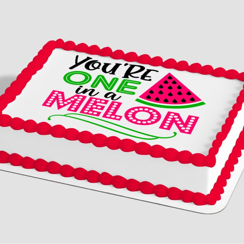 You're One In A Melon Edible Image® by PhotoCake®